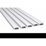 5 Li Set Led Kanal Profil Alüminyum 13x6mm 2 Metre Sıva Üstü İnce Kasa Opak Pleksi Difüzörlü Lineer Led Kanal 2128