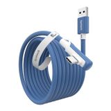 5 M Usb-C Vr Kablo – Quest2/quest Pro/pico 4 Uyumlu Yüksek Hızlı Bağlantı Kablosu MAVİ