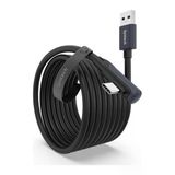 5 M Usb-C Vr Kablo – Quest2/quest Pro/pico 4 Uyumlu Yüksek Hızlı Bağlantı Kablosu SİYAH