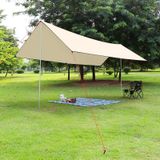 5 m x 3 m güneş tentesi, kamp brandası, su geçirmez, çadır kazıkları, halatlar ve çubuklar, muşamba hamak, ultra hafif, çadır brandası, çok yönlü, büyük kaplama, dış mekan brandası, taşınabilir, dış