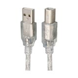 5 Metre 2.0V Şeffaf Mavi Usb Yazıcı Kablosu (Avd-98)