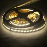 5 Metre 240 Led/m Şerit Led Hortum 3000k Gün Işığı Beyaz Kendinden Yapışkanlı Güçlü Smd2835 12v Dc Ip20