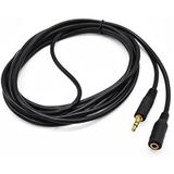 5 Metre 3.5 mm Kulaklık Ekleme Uzatma Kablosu Dişi Erkek Stereo