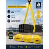 5 METRE 3 TON Çeker SAPAN HALAT Zekioğlu Group Flat Webbing Sling Gözlü Polyester Sapan 3000Kg Taşıma Kapasiteli 5 Me