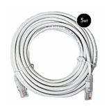 5 METRE 5mt RJ45 CAT5 CAT5 MODEM BİLGİSAYAR PC ARASI ETHERNET İNTERNET KABLO HAZIR PRESSLİ - CABLE40