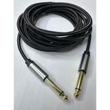 5 metre 6.3 mm mono amfi kablosu 5 metre 6.3 mm to 6.3 mm kablo