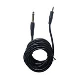 5 Metre 6.35 Mm To 3.5 Mm Aux Ses Kablosu - Gitar Amfi Hoparlör Dönüştürücü Mono Kablo