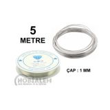 5 Metre. Alüminyum Tel. 1 Mm Kalınlık. Makara Tel. Tasarım. Hobi