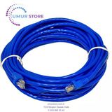 5 Metre Cat 6 Mavi Ethernet Network Kablosu Modem Bilgisayar Kamera Switch