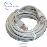 5 Metre Cat6 Lan Internet Data Kablosu(Ethernet Modem RJ45 Uçlu Jacklı Network Adsl)-1 Kalite