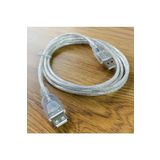 5 METRE Kaliteli 5 Metre Usb 2.0 Şeffaf Kablolu Playstation kumandasını uzatmak için KABLO