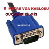 5 Metre Leptopu Televizyona Bağlayan Kablo