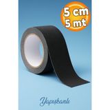 5 Metre Merdiven Zemin Kaydırmaz Bant Yapışkanlı (5 cm x 5 Metre) Kaymaz Bant Siyah