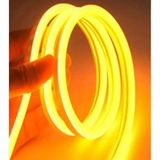5 Metre Neon Amber LED Slikonlu AÇ KAPA DÜĞMELİ - Amber - Turuncu
