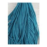 5 Metre Paracord 550 4mm 7 Çekirdek Bileklik Ipi Diamond Desen SİYAH MAVİ Tek Ebat