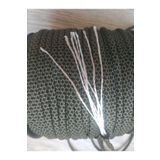 5 Metre Paracord 550 Model 4mm 7 Çekirdek Paraşüt Ipi Siyah -haki desenli Tek Ebat