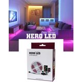 5 Metre Renkli Animasyonlu Rgb Şerit LED Seti Iç Mekan Işıklandırma - Altın - Gümüş - Bakır