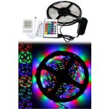5 METRE RGB 3 ÇİP LED ADAPTÖRLÜ SET GARANTİLİ TV ARKASI MUTFAK İÇİN İDEAL YÜKSEK IŞIK
