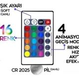 5 Metre Rgb Led Şerit Işık Seti – Uzaktan Kumandalı, Adaptör Ve Kontrol Ünitesi Dahil, Renk Değiştiren Esnek Işık Bandı, Tv, Masa, Oda Dekorasyonu İçin Vitrin