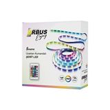 5 metre rgb led şerit ışık | uzaktan kumandalı, tak çalıştır, renk ayarlı - özel ambalajlı - Çok Renkli