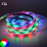 5 Metre Rgb Şerit Led 16 Renkli İç Dış Mekan Kumandalı Set Ampul