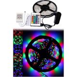 5 Metre Rgb Şerit LED Seti-Iç ve Dış Mekan Silikonlu-Tak Çalıştır (5440) - Çok Renkli