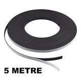 5 Metre Şerit Magnet Mıknatıs, 12Mm Arkası Yapışkanlı Çıkartmalı