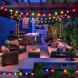 5 Metre Solar Enerjili Sakura Çiçeği Bahçe Balkon Teras Aydınlatma 50 Led'li