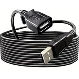 5 Metre USB Uzatma Kablosu 5mt Erkek – Dişi ( LED -Işıldak -Oyun Kolu-Kamera-Vb) Yüksek Hızlı Uzatma Kablosu