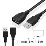 5 Metre Usb Uzatma Kablosu Usb 2.0 Dişi Erkek Uzatma Kablosu Altı