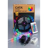 5 Metre+Kumanda+Trafo+3Renk+Cata 4557 Rgb Şerit Led Seti