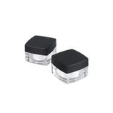 5 Ml Krem Kavanozu - Akrilik Kozmetik Kutusu 2'Li Set