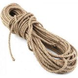 5 mm 15 Metre Jüt Halat Kendir Urgan Halat Ip Dekoratif Halat