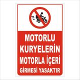 5 mm Dekota (Forex) Malzeme Üzerine Uv Baskı Kurye Uyarı Levhası 40X60 cm - 40 x 60 cm