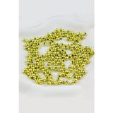 5 mm Gold Tonu Plastik İnci Boncuk Aksesuar Malzemesi (25 Gr)