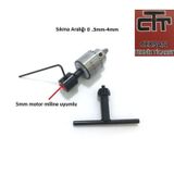 5 Mm Motor Miline Uygun El Matkabı Konik Mandren O.3Mm-4Mm