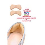 5 Mm Ten Rengi Ayakkabı Topuk Vurma Önleyici Ve Daraltma Pedi Seti
