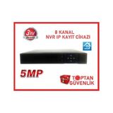 5 Mp Destekli 8 Kanal Nvr Ip Kamera Kayıt Cihazı Arna-4805
