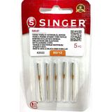 5 Orijinal Singer Overlok (Ultralock 14SH) dikiş makinesi iğneleri 2022 kalınlık 80/11