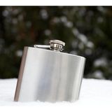 5 Oz 150 cc Cep Tipi Vidalı Kapak Çelik Konyak Viski Içki Matarası(Hunili) - Çok Renkli - 150 ml