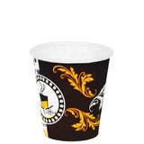 5 Oz Desenli Kalın Karton Bardak, 160 ml Kağıt Bardak Çay ve Kahve için 100 Adet (160, Mililitre)