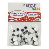 5 Paket Oynar Goz Yapıskansız 10 Mm 50 Lı Kk55 Ucretsız Kargo