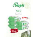 5 Paket Sleepy Natural Kişisel Bakım Havlusu 100'lü ve Rosie