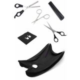 5 Parça Kuaför Seti Saç Kesme Makas + Inceltme Ara Makas + Tarak + Berber Önlüğü + Kaş Makas
