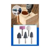 5 Parça Mini Taşlama Çapak Alma Oyma Şekil Verme Ahşap Metal Kalıpçı Seti Gravür Oyma Hobi Takımı - standart