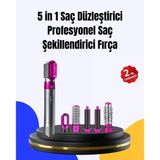 5 Parça Saç Şekillendirme Seti Düzleştirme Dalga Ve Bukle Yapma P200175s563