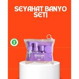 5 Parça Seyahat Kişisel Bakım Seti Şişe Sprey Kutulu