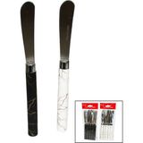 5 Parça Uzun Kahvaltı Bıçak - Mermer Desen Saplı 16.5 cm (4604)