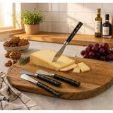 5 Parça Uzun Kahvaltı Bıçak - Siyah Mermer Desen Saplı 16.5 Cm Bx40