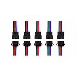 5 Pin Kilitli Konnektörlü Kablo Takımı Erkek Dişi RGB RGBW LED Şerit Bağlantı Kablosu 5 Pin LED Soket Konnektör